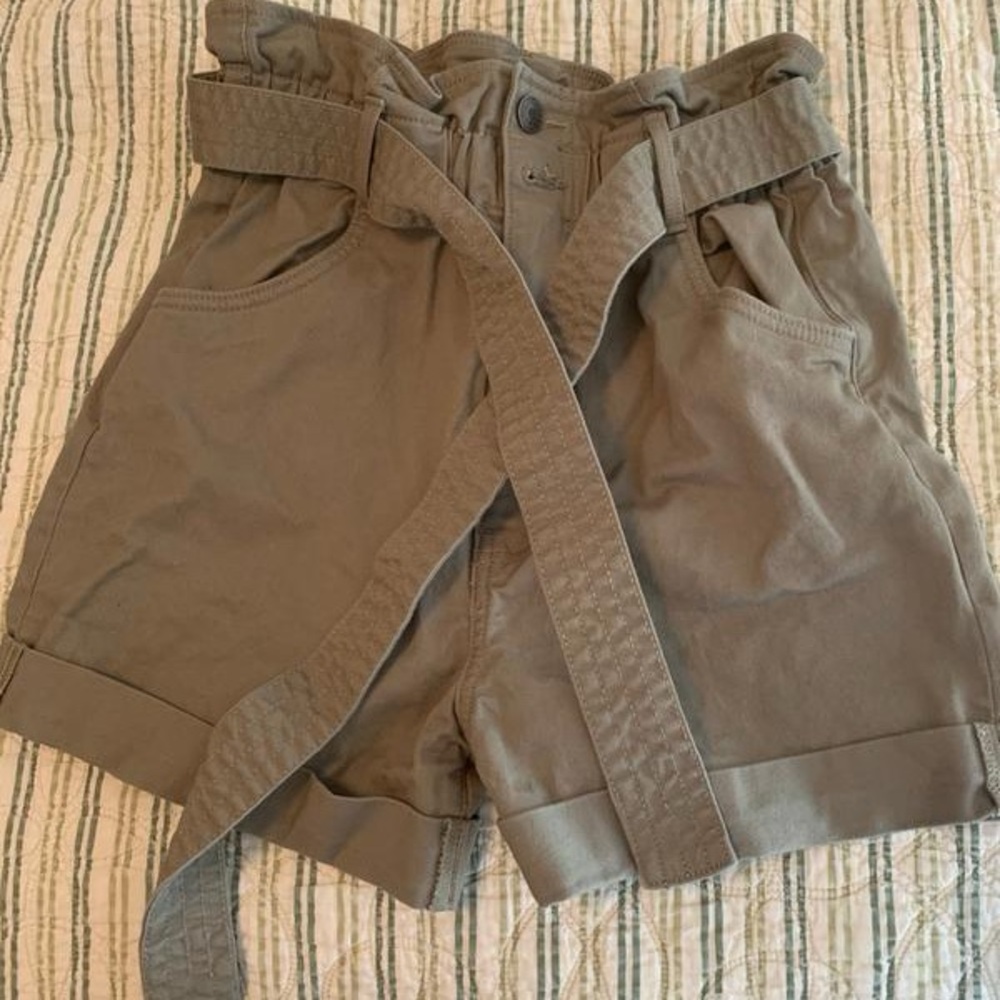 Garage High Belted Women's Shorts- Small